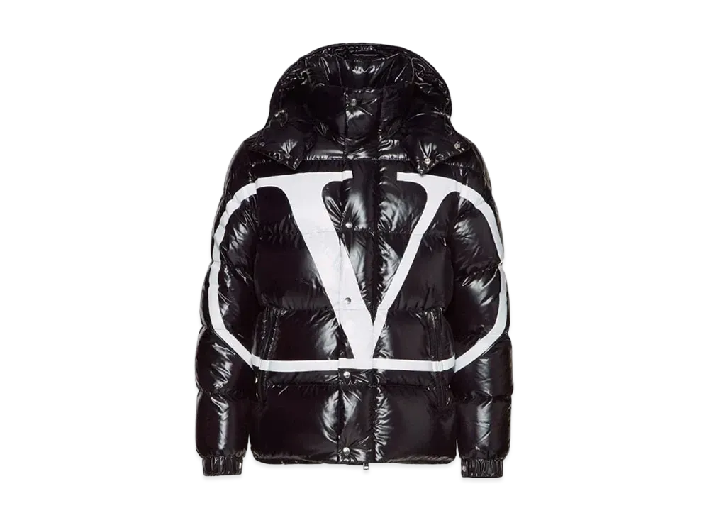 MONCLER x VALENTINO Vlogo Signature Short Down Jacket "Black"