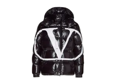 MONCLER x VALENTINO Vlogo Signature Short Down Jacket "Black"