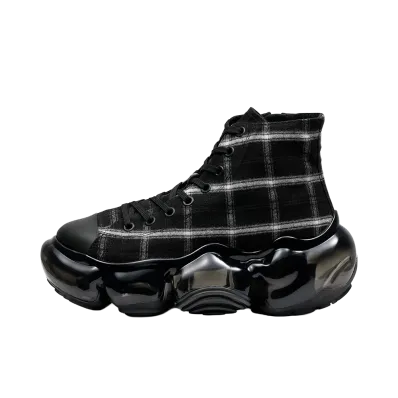 grounds MOOPIE HIGHCUT "Black Plaid/Black"