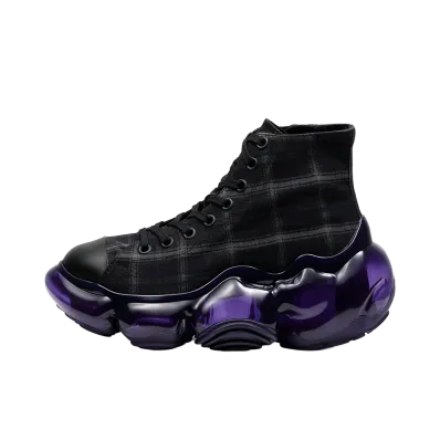 grounds MOOPIE HIGHCUT "Purple Plaid/Purple"