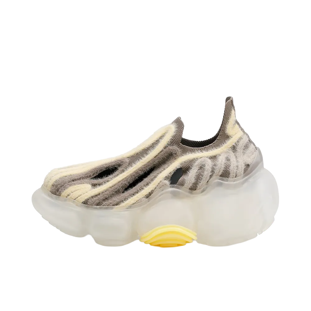 grounds Women's MOOPIE PUPA "Creamy Cocoa/Clear Matte"