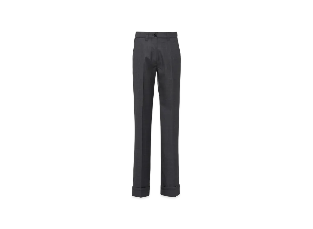 MIU MIU Women's Grisaille Pants "Slate Gray"