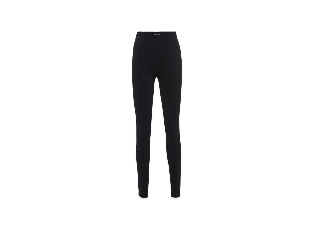 MIU MIU Women's Jersey Pants "Black"