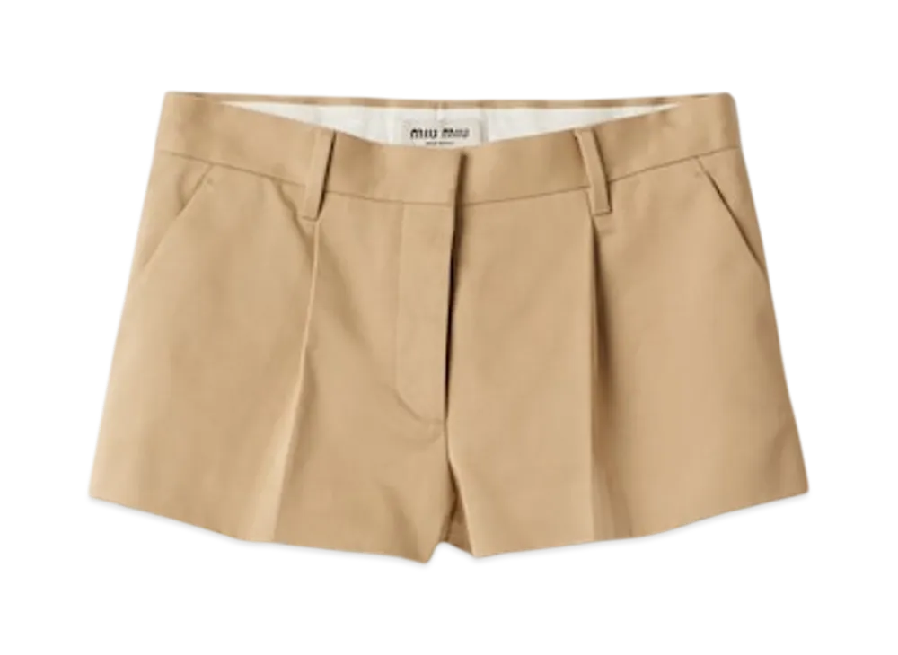 MIU MIU Women's Chino Shorts "Cord"