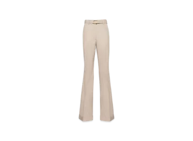 MIU MIU Women's Panama Cotton Pants "Limestone"