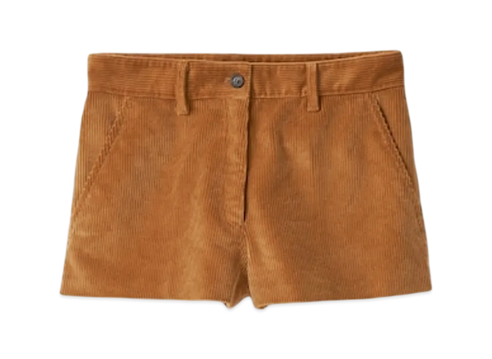 MIU MIU Women's Corduroy Shorts "Barley"
