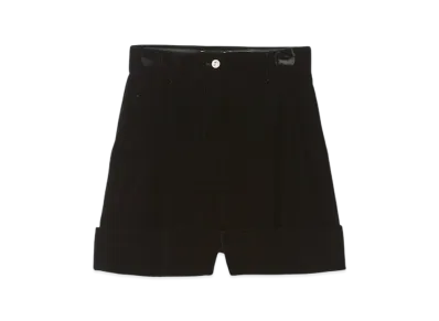 MIU MIU Women's Corduroy Bermudas "Black"