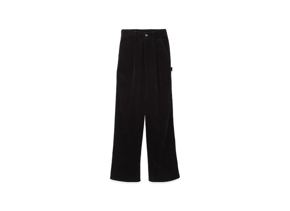 MIU MIU Women's Washed Velvet Pants "Black"