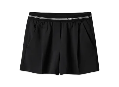 MIU MIU Women's Wool Shorts "Black"