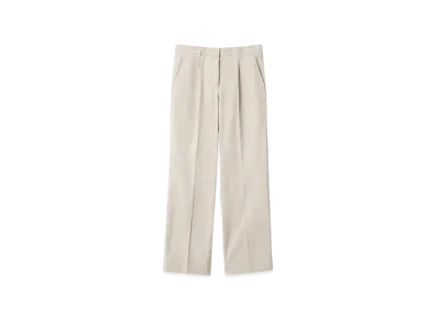 MIU MIU Women's Poplin Pants "Limestone"