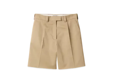 MIUMIU Women's Chino Bermudas "Beige"