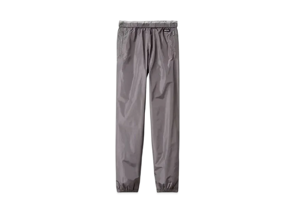 MIUMIU Women's Technical Silk Joggers "Silver"