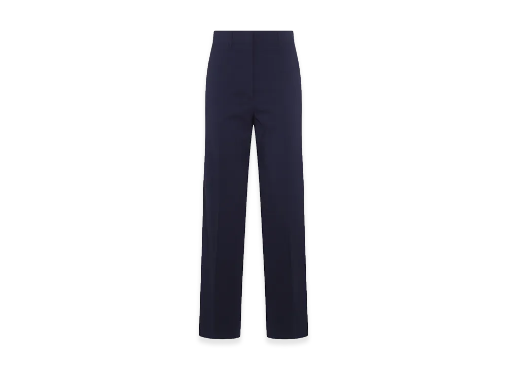 MIU MIU Women's Stretch Wool Pant "Blue"