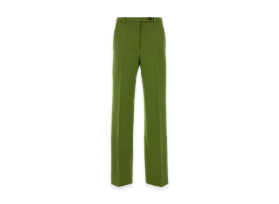 MIU MIU Women's Stretch Viscose Blend Pant "Green"