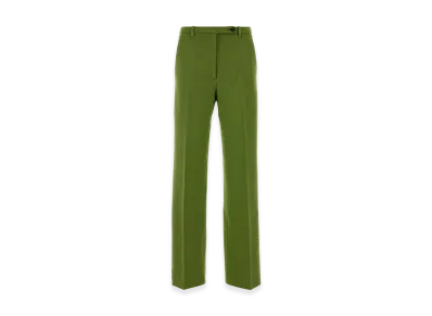 MIU MIU Women's Stretch Viscose Blend Pant "Green"