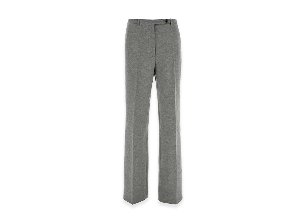 MIU MIU Women's Stretch Viscose Blend Pant "Gray"