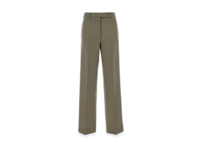 MIU MIU Women's Mohair Blend Palazzo Pant "Sage Green"