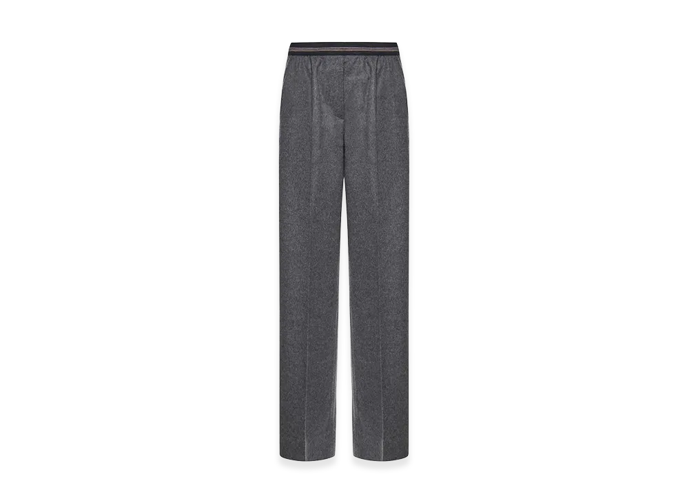 MIU MIU Women's Wool Blend Pant "Gray"