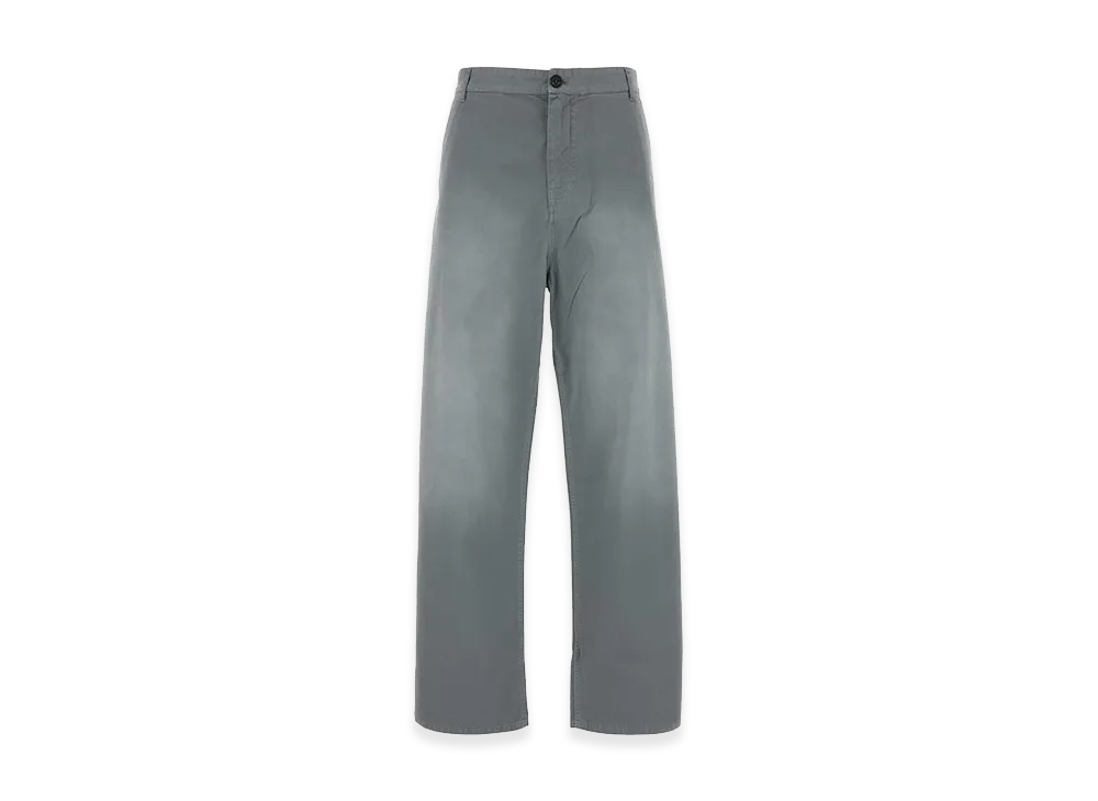 MIU MIU Women's Cotton Chinos Trousers "Gray"