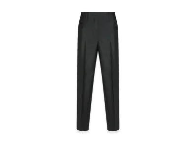 MIU MIU Women's Tailored Mohair Pants "Charcoal Gray"