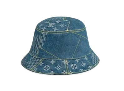 Louis Vuitton x Nigo Damier Geant Wave Monogram Hat "Blue"