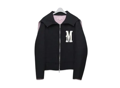 MASU Bat Collar Zip-Up Jacket "Black" MPFW-BL0124
