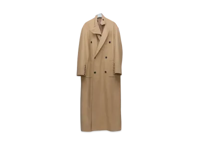 MASU Bat Collar Over Coat "Camel" MPFW-CT0224
