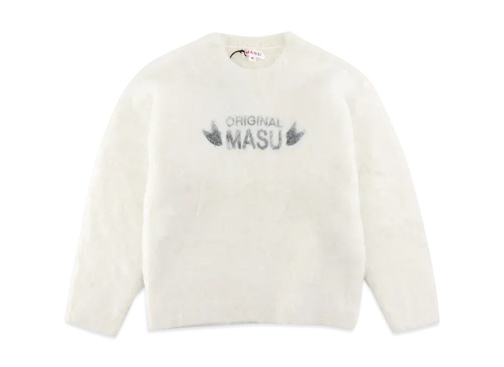 MASU Original Brushed Sweater "White" MPFW-KN0424