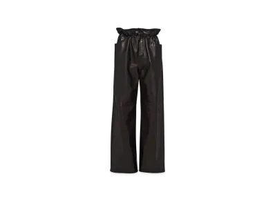MIU MIU Women's Nappa Leather Pants "Black"