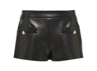 MIU MIU Women's Nappa Leather Shorts "Black"