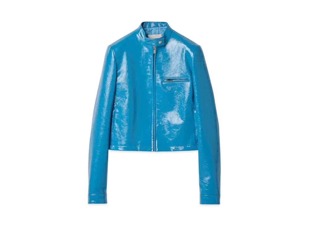 MIUMIU Women's Naplak Jacket "Blue"