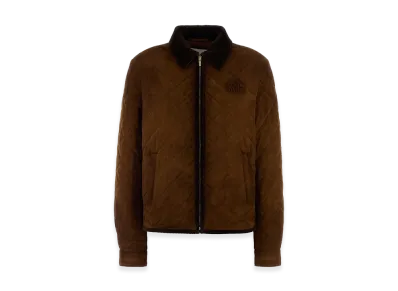 MIU MIU Women's Suede Jacket "Camel/Brown"