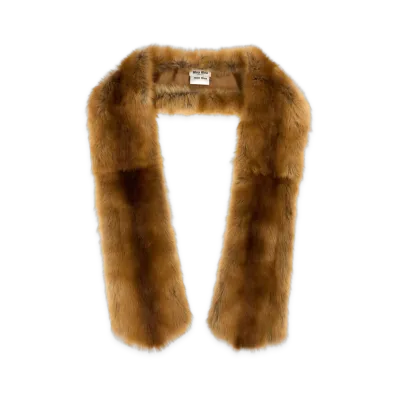 MIU MIU Women's Scarfs "Brown"