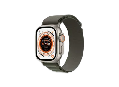 Apple Watch Ultra (GPS + Cellular Model) 49mm Titanium Case Green Alpine Loop L "Green" MQFP3JA