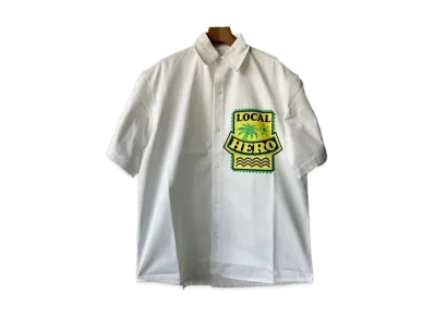 MARTINE ROSE Local Hero S/S Over Shirt "White"