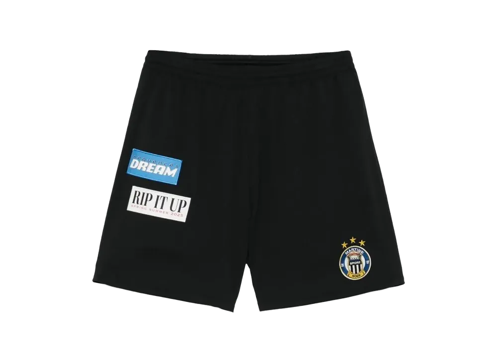 MARTINE ROSE Football Shorts "Black"