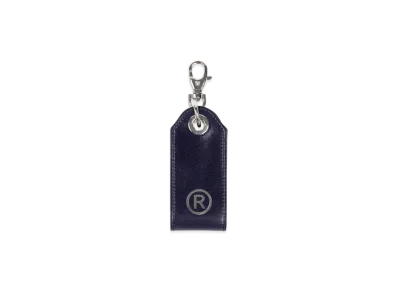 MARTINE ROSE Bottle Opener Leather "Dark Blue"