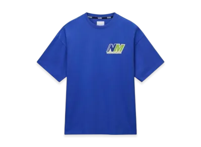 MARTINE ROSE x Napa Ocelot Jersey Shortsleeve T-Shirt "Blue"