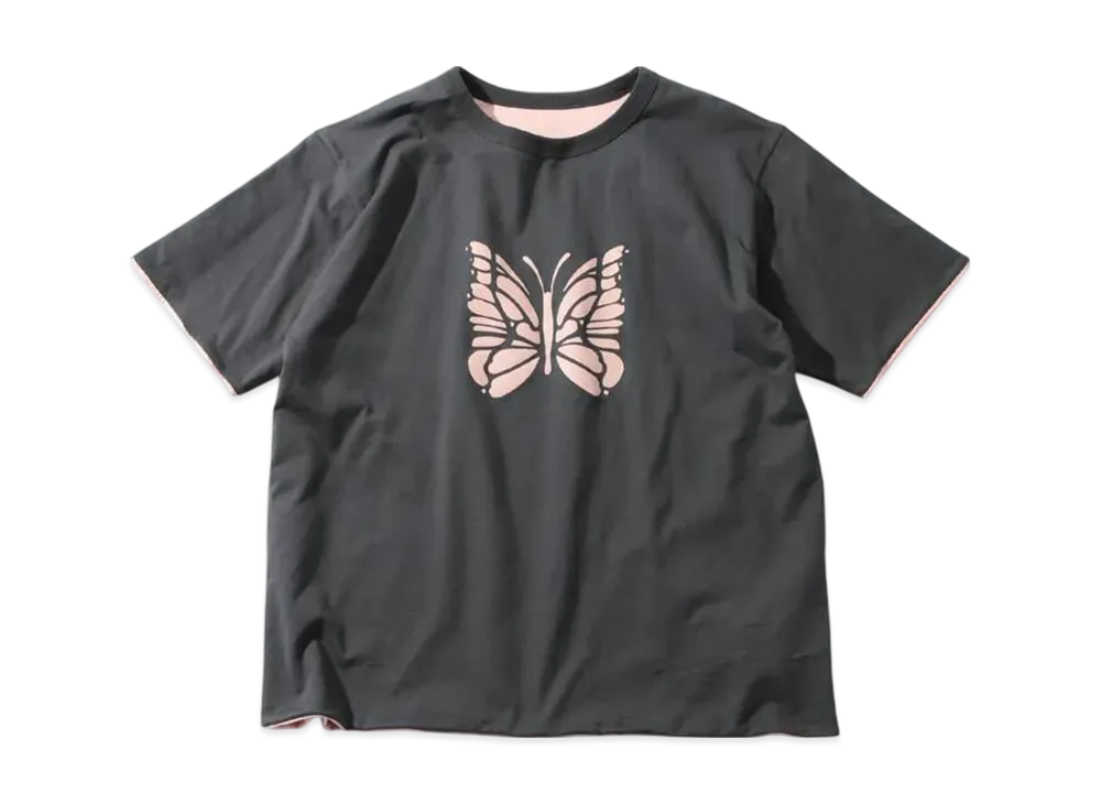 Needles S/S Reversible Tee "Grey"