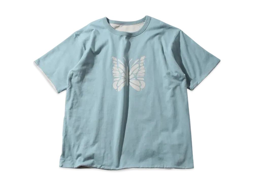 Needles S/S Reversible Tee "Blue"