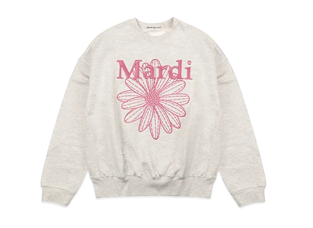 Mardi Mercredi Sweatshirt Flowermardi Needlework "Oatmeal Peony"