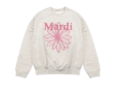 Mardi Mercredi Sweatshirt Flowermardi Needlework "Oatmeal Peony"