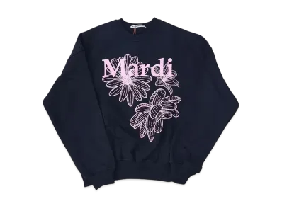 Mardi Mercredi Sweatshirt Triple Flower "Black Pink"