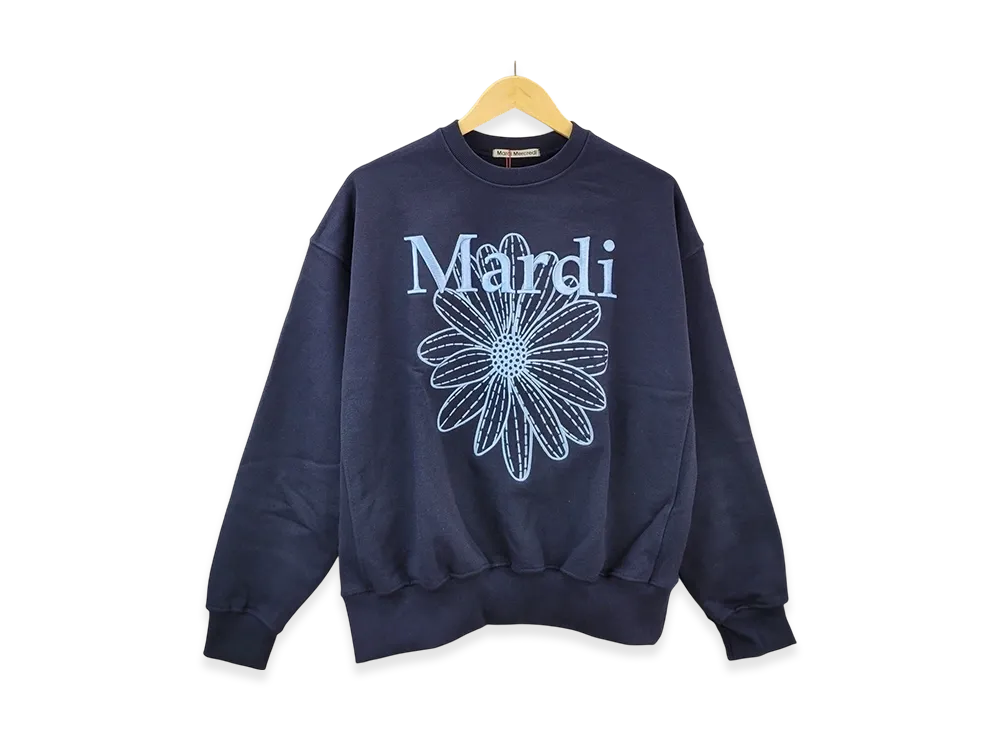 Mardi Mercredi Unisex Sweatshirt Needlework "Navy Sky"