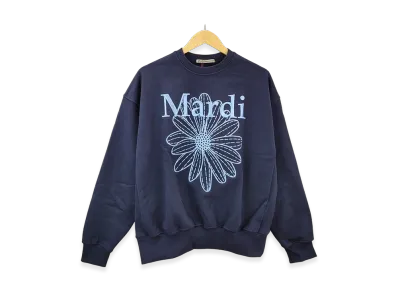 Mardi Mercredi Unisex Sweatshirt Needlework "Navy Sky"