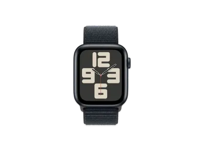 Apple Watch SE (GPS Model) 44mm Midnight Aluminiumcase Midnight Sports Loop "Black" MREA3J/A