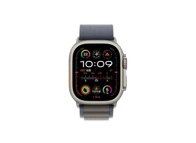 Apple Watch Ultra 2 (GPS + Cellular Model) 49mm Titaniumcase Blue Alpine Loop L "Blue" MREQ3J/A