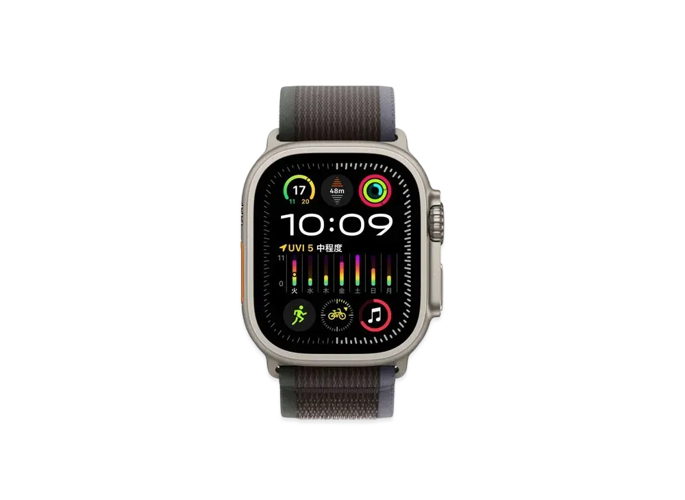 Apple Watch Ultra 2 (GPS + Cellular Model) 49mm Titaniumcase Blue/Black Trail Loop (S/M) "Blue" MRF53J/A