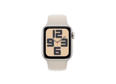 Apple Watch SE (GPS + Cellular Model) 40mm Starlight Aluminiumcase Starlight Sportsband (M/L) "Silver" MRG13J/A