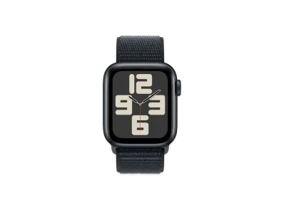 Apple Watch SE (GPS + Cellular Model) 40mm Midnight Aluminiumcase Midnight Sports Loop "Black" MRGE3J/A